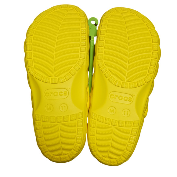 Crocs 210059-77J Classic Lined Overpuff Clog Cyber Yellow Size US Mens 11 New main image 5